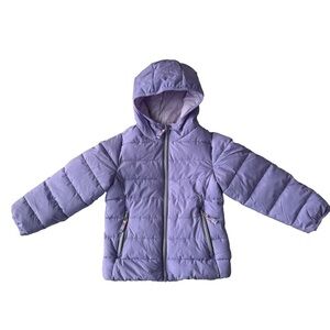 Gerry Kids Purple Bubble Jacket Jersey Lined Girls Size 6